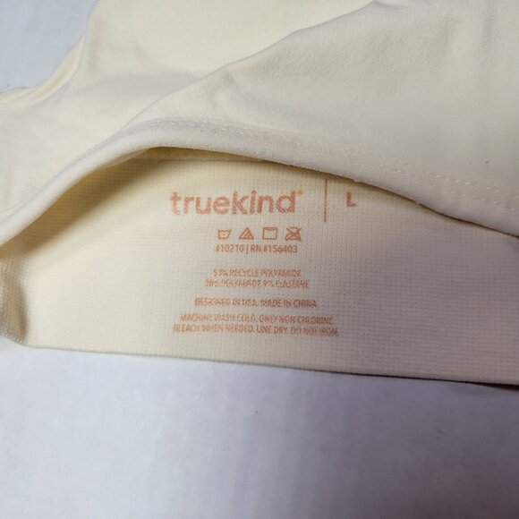 Truekind Beige Supportive Comfort Wireless Shaping Bra #10210 Size L - Picture 4 of 4